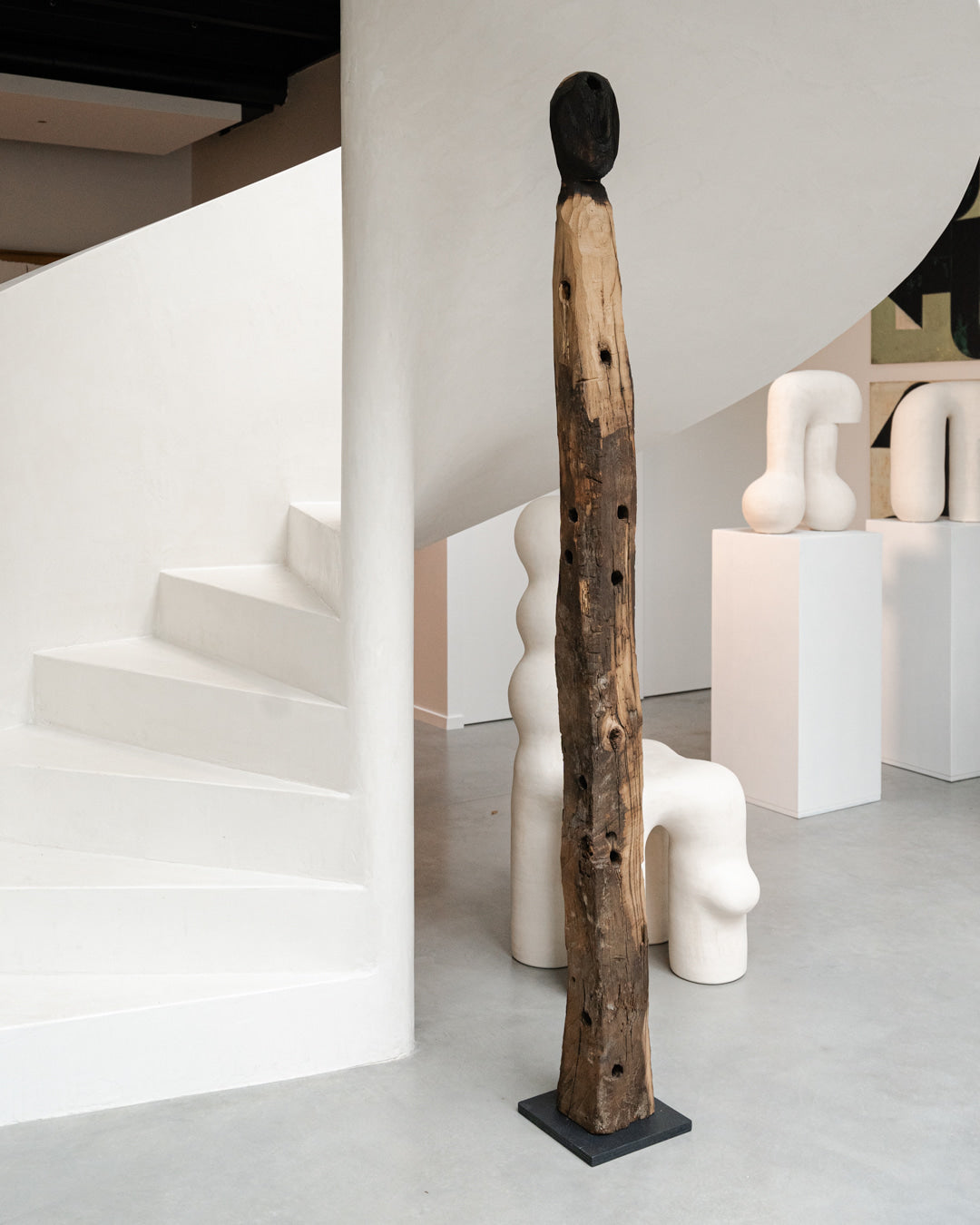 Sculpture Totem Tête
