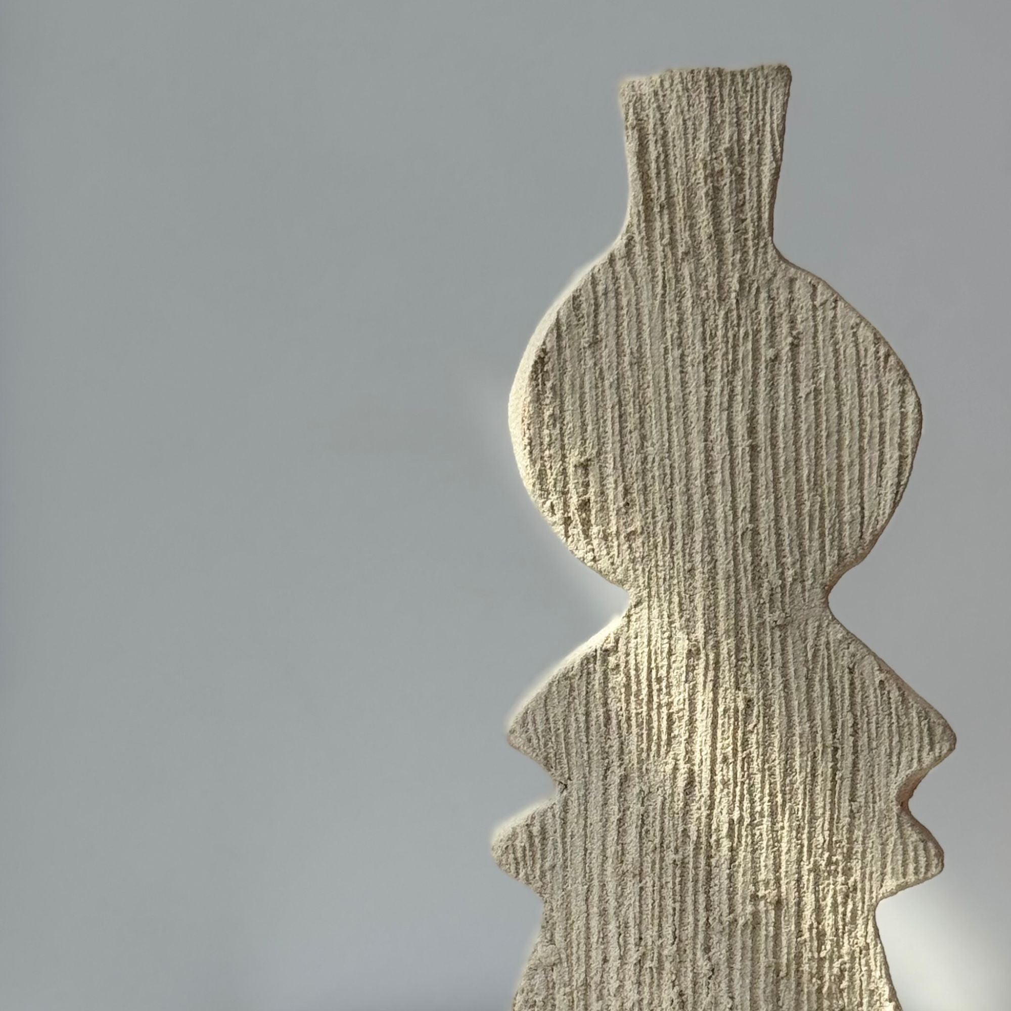 yos 08 white, sculpture par Asterisque