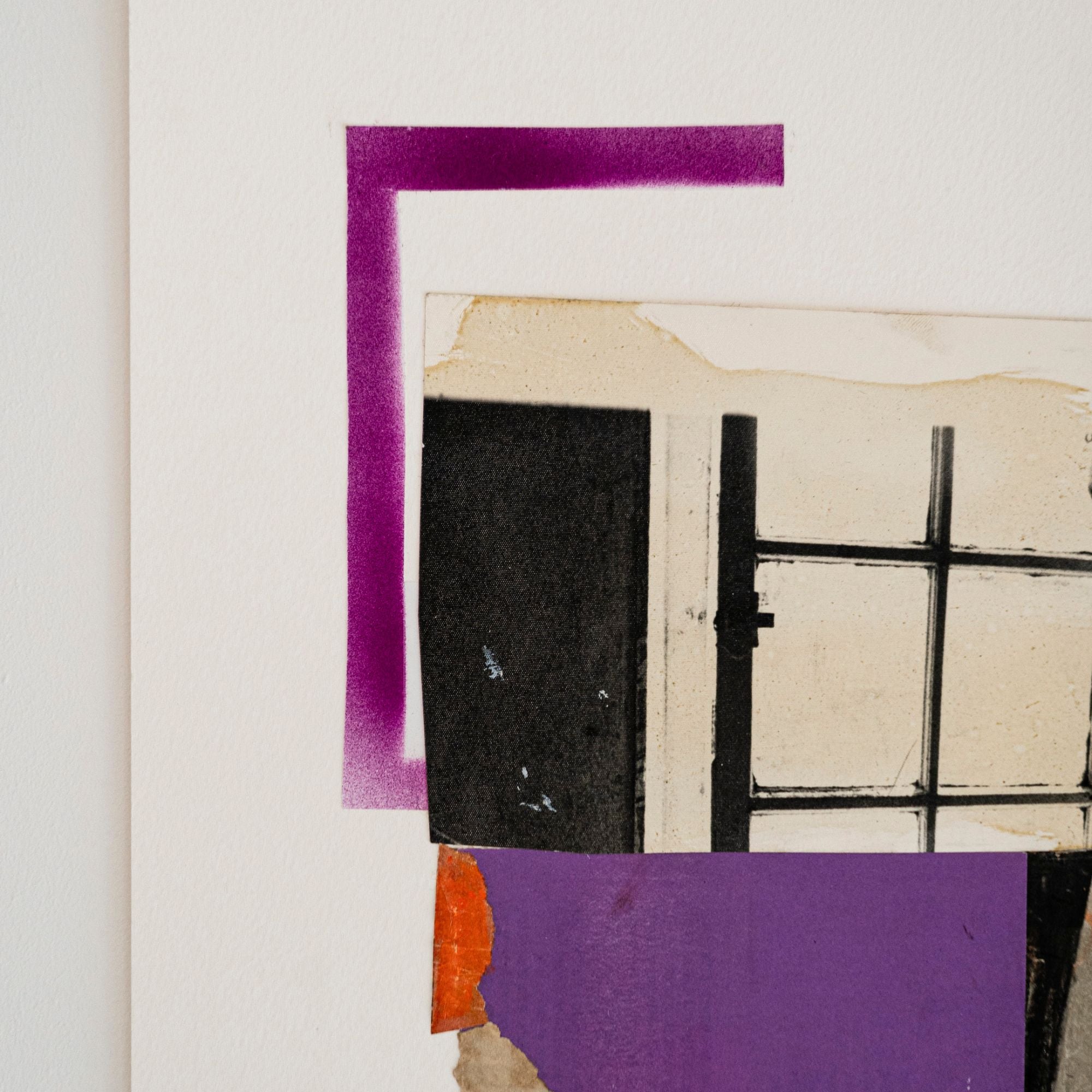 Out of frame, collage par Laurence Briat