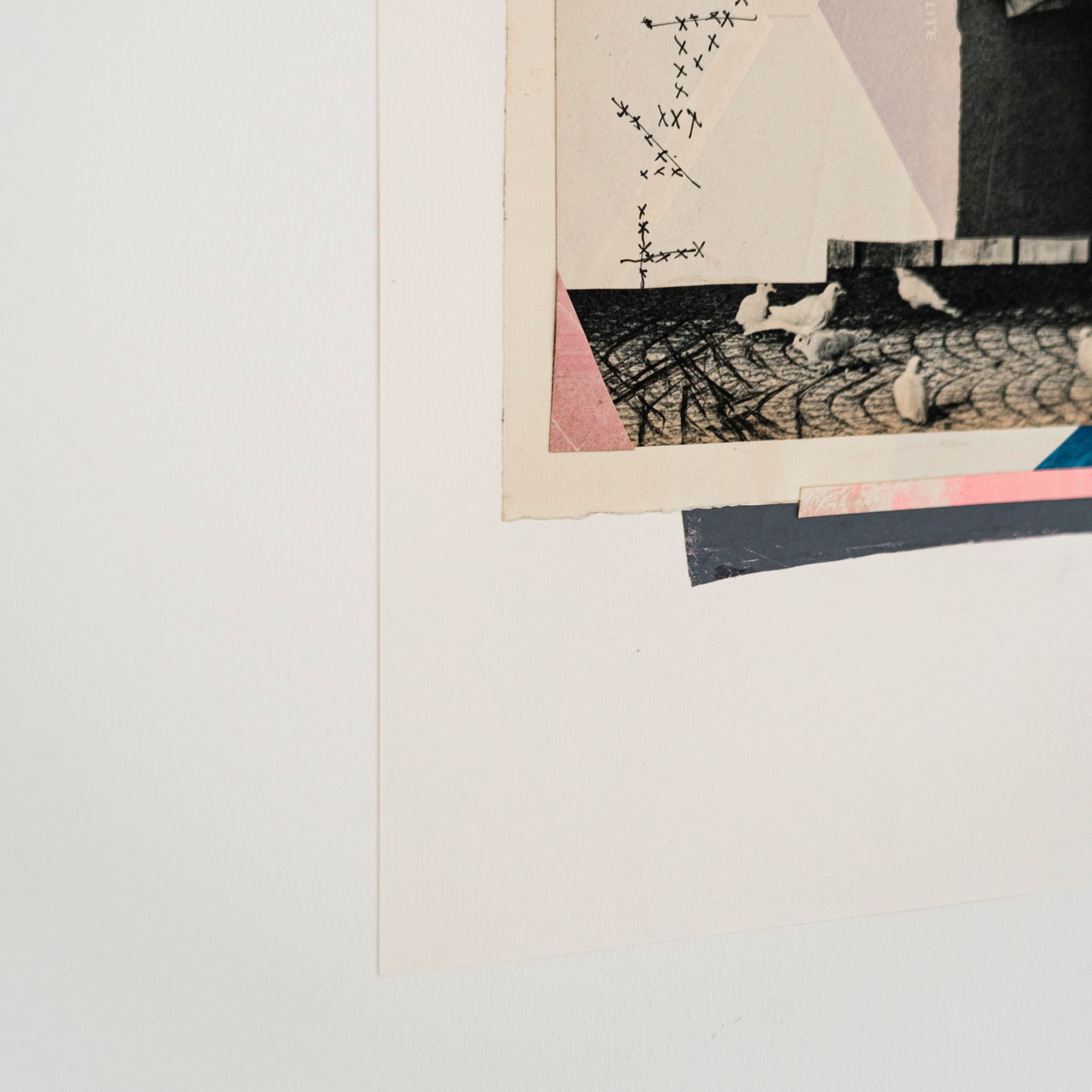 Triangles, collage par Laurence Briat