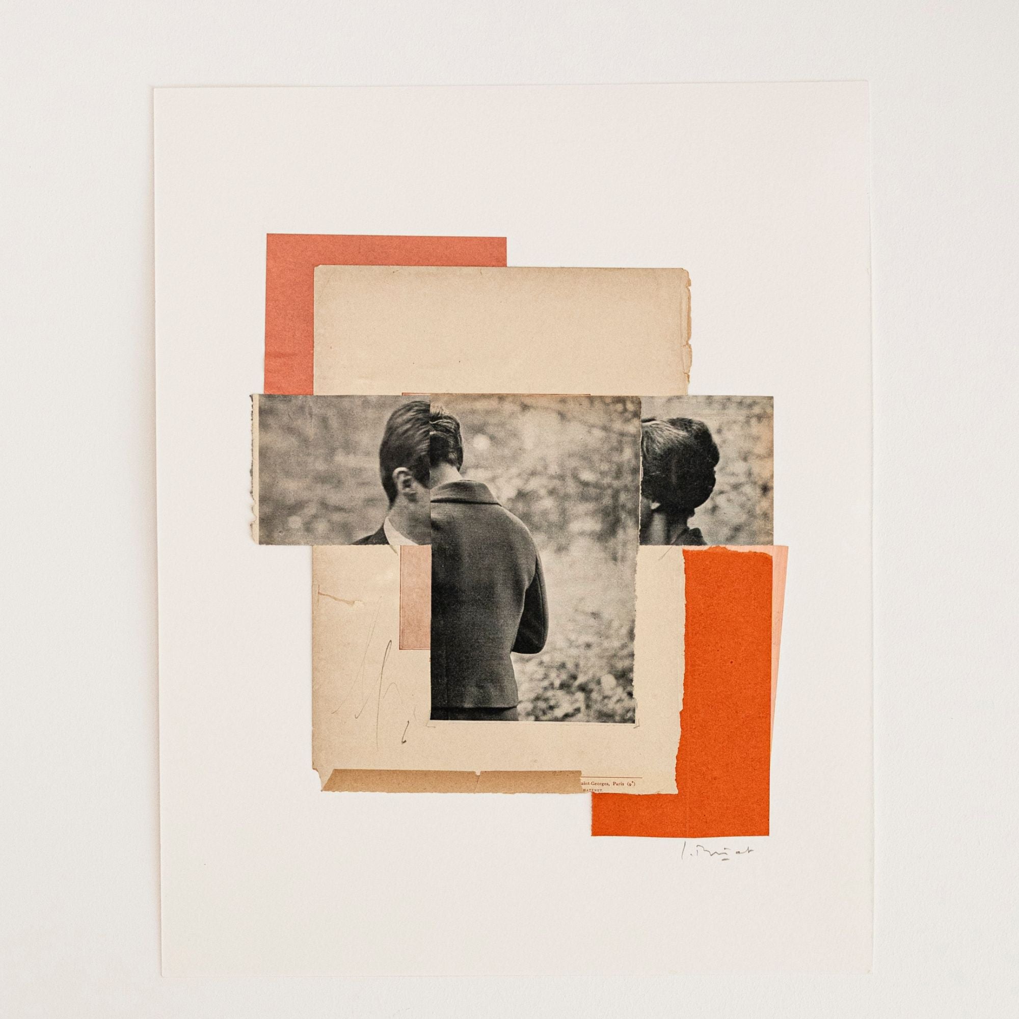Interval, collage par Laurence Briat