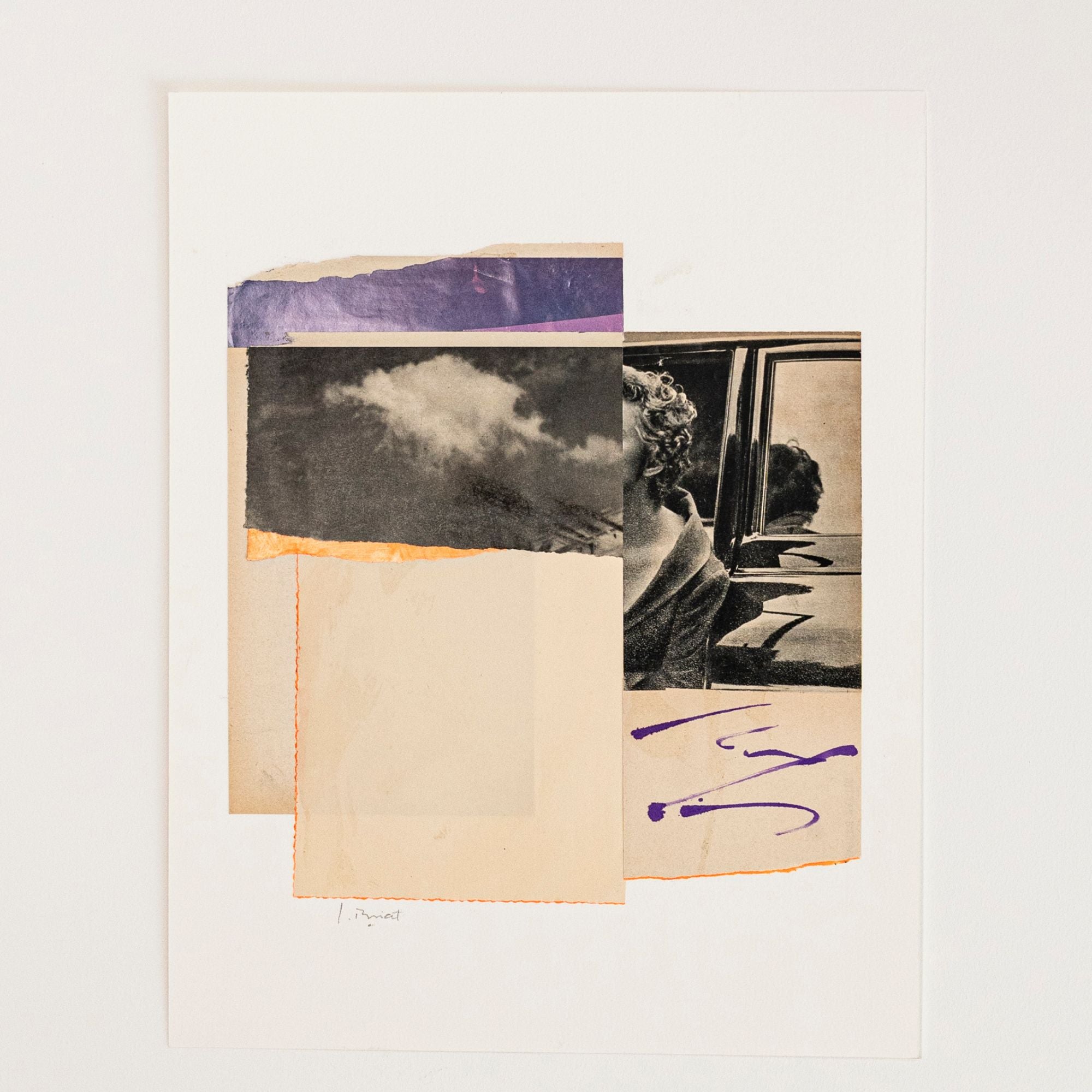 Presage, collage par Laurence Briat