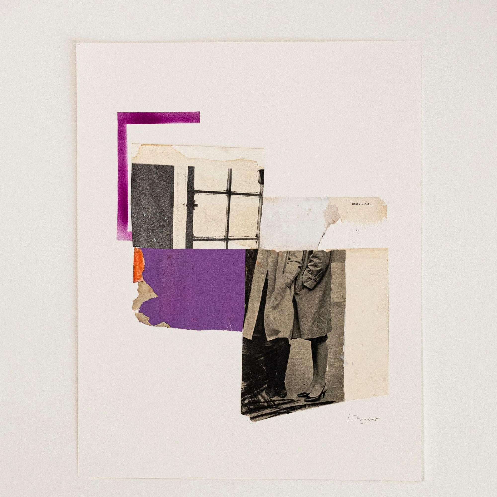 Out of frame, collage par Laurence Briat – Rart Galerie